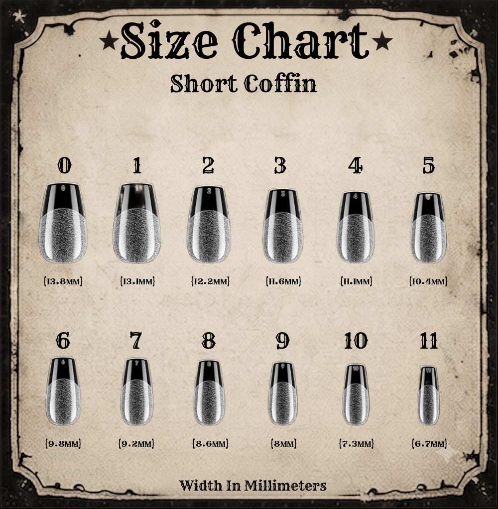 Lucky Spur Nails Sizing Kit