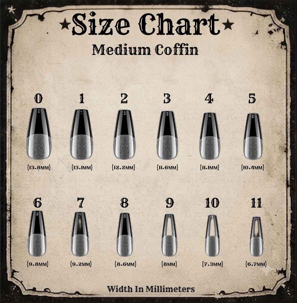 Lucky Spur Nails Sizing Kit